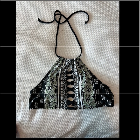 Cupshe Bikini Swim Top Halter Size M - Picture 1 of 13